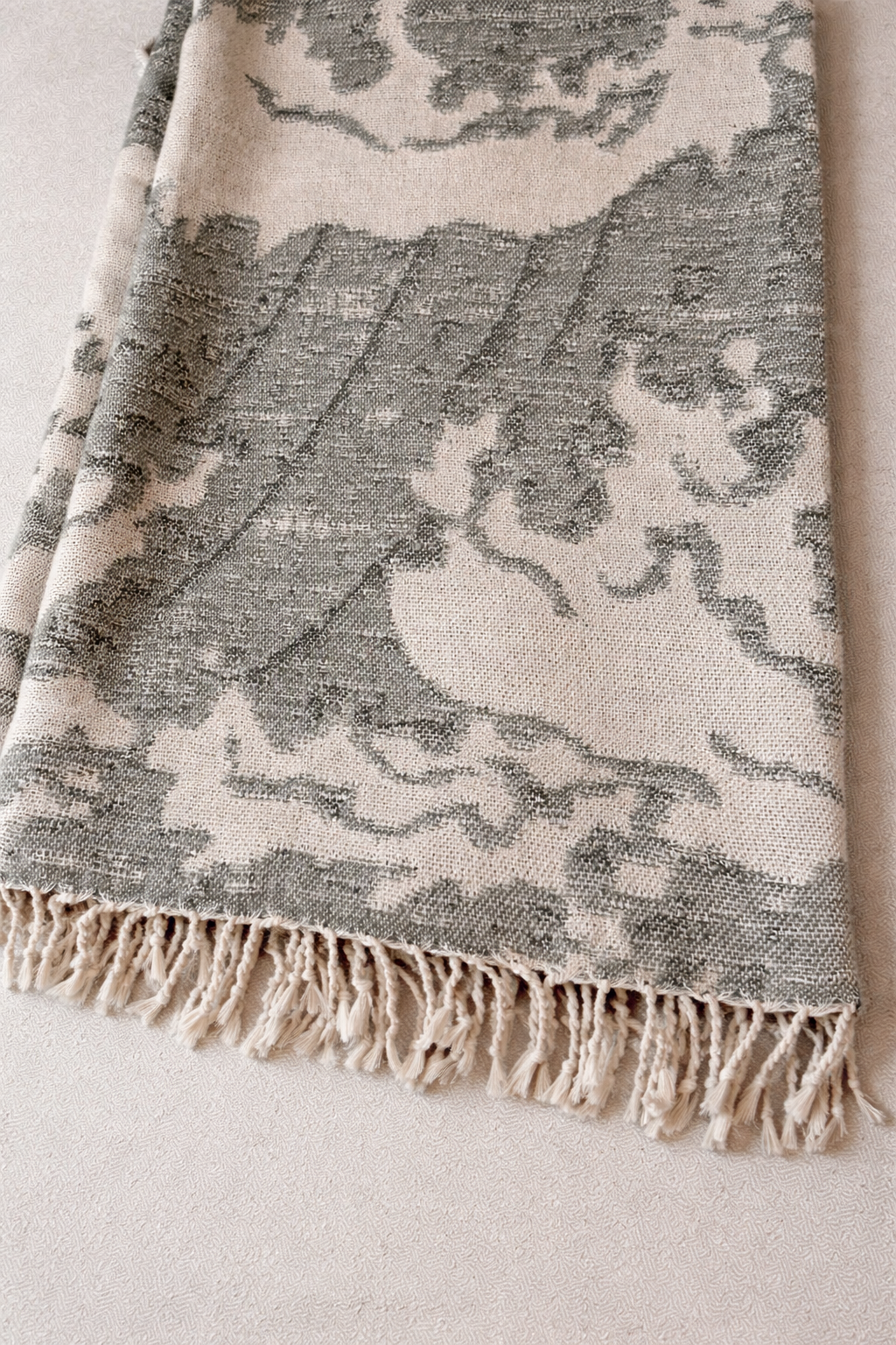 Natural Waves Cotton Throw