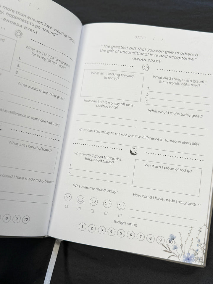 Personalised Self Care Journal