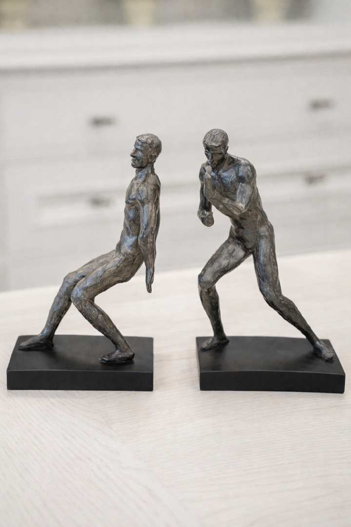 Push and Pull Men Bookends