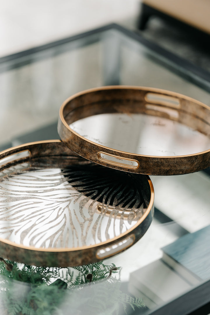 Zebra Pattern Tray