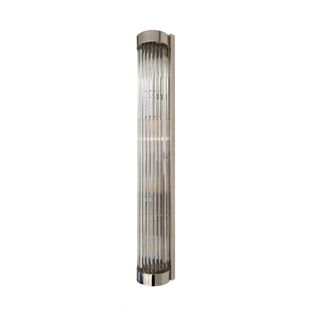 Nasir Long Nickel Wall Lamp