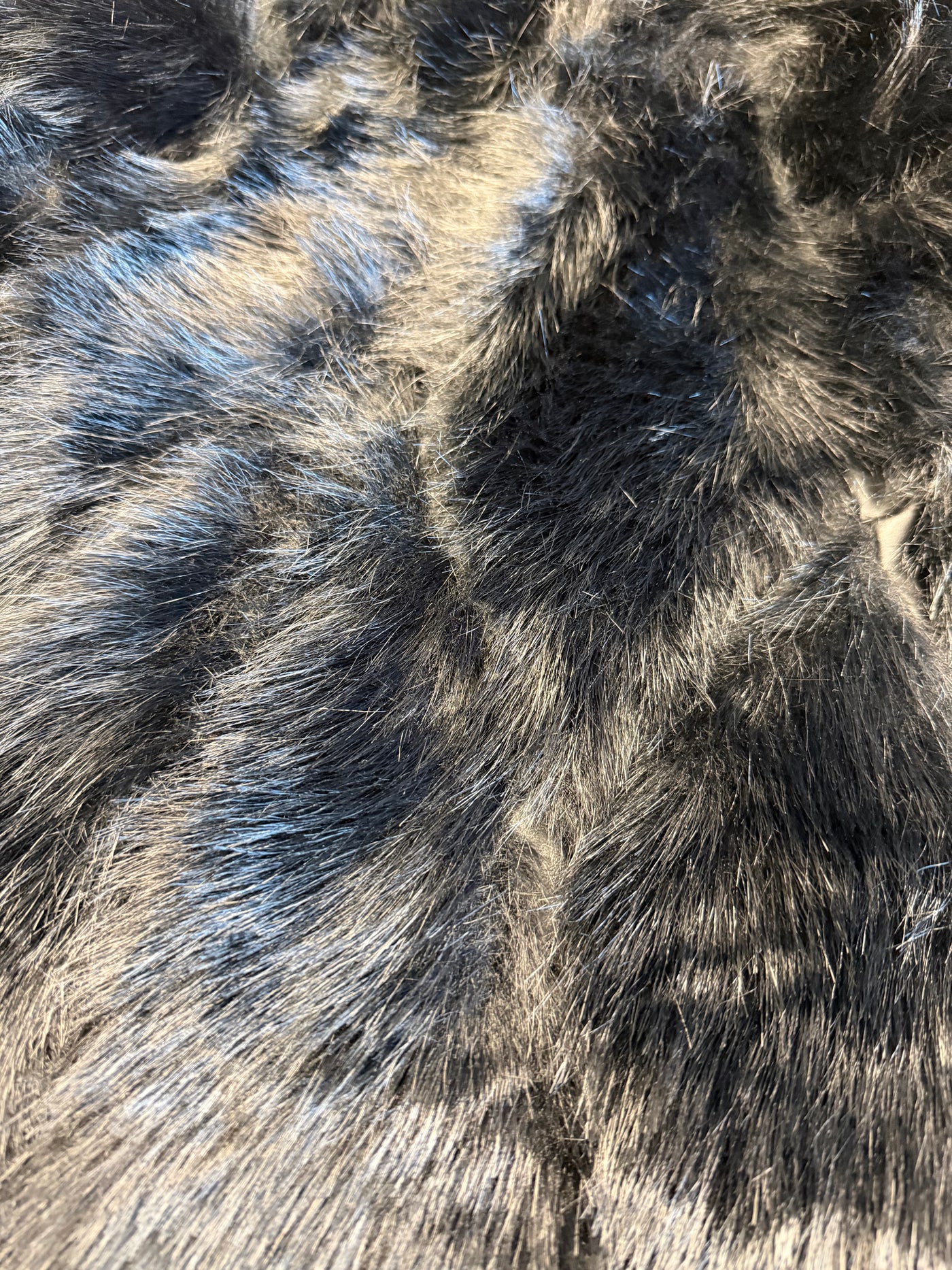 Plain Faux Fur Diamond Gilet