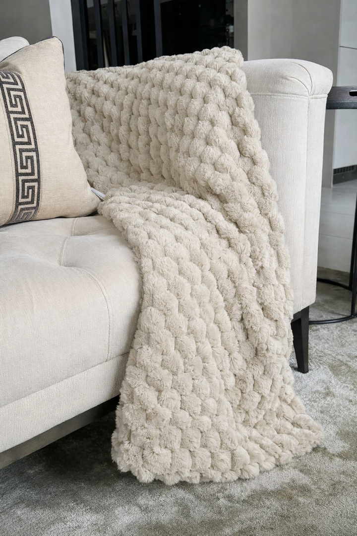 Koochikoo Taupe Throw