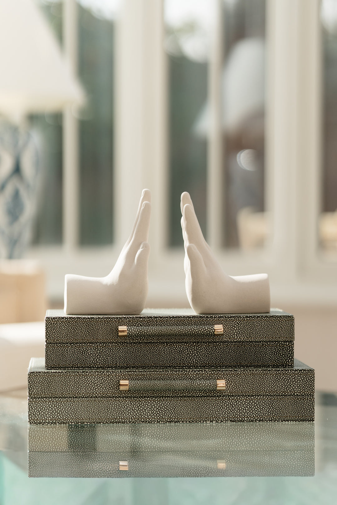 Hand Bookends
