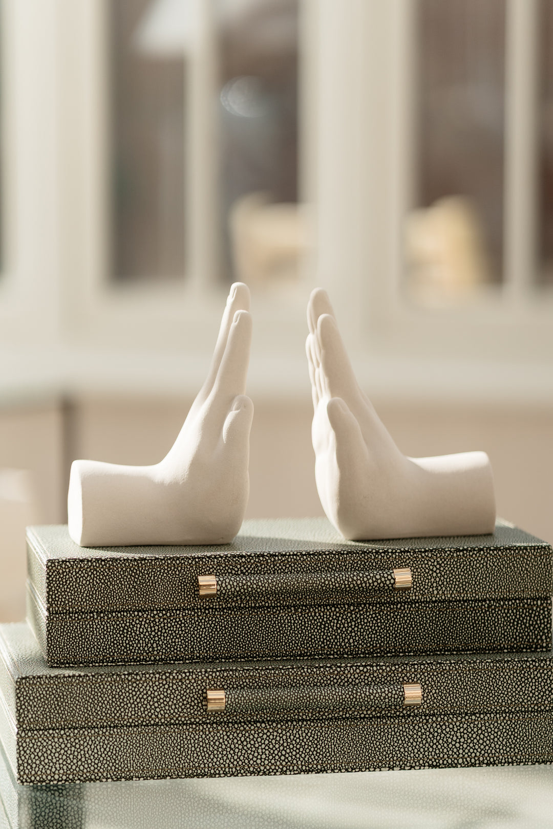 Hand Bookends