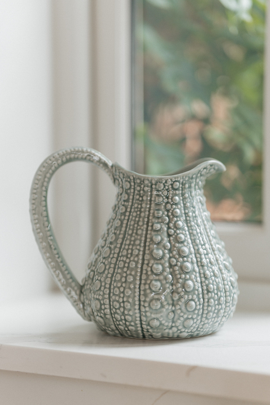 Large Grey Urchin Jug