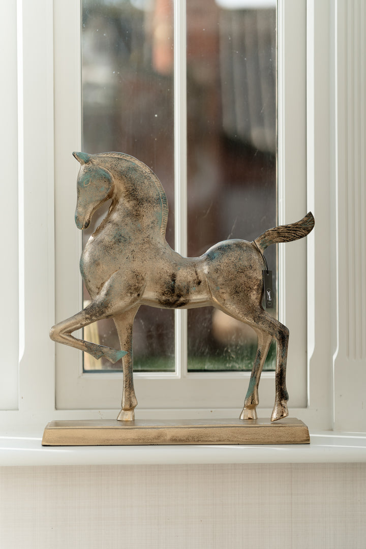 Bronze Statement Horse ornament Equestrian