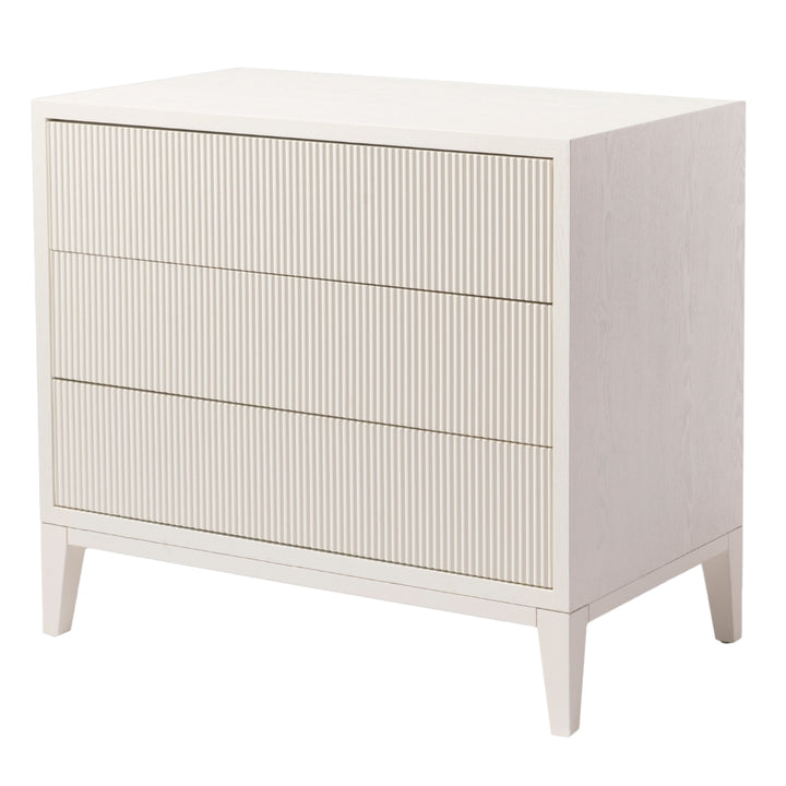 Amur RVA White Finish 3 Drawer Chest