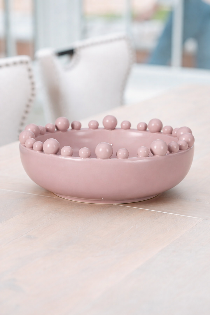Matt Blush Bobble Bowl