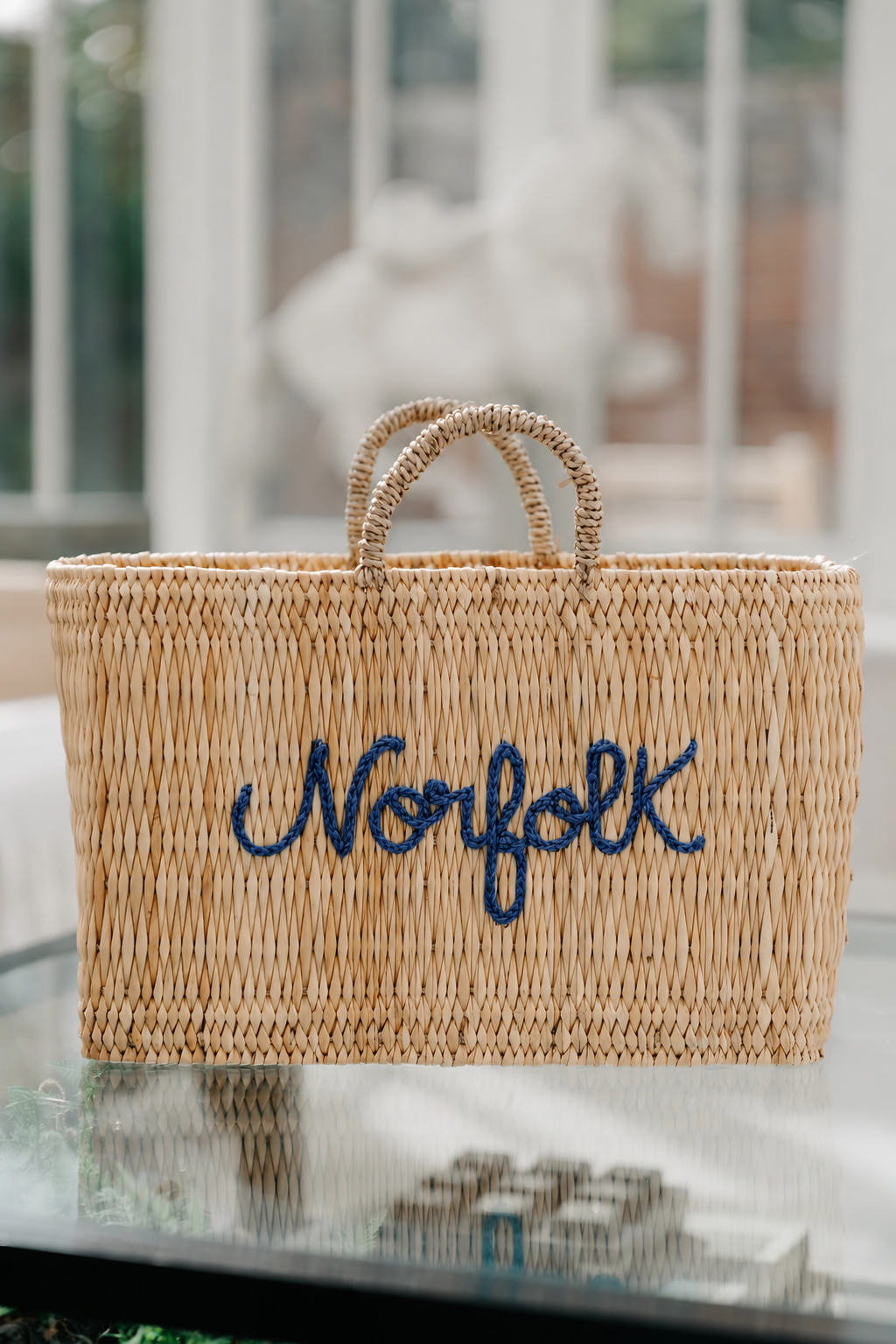 Norfolk Basket Bag Navy