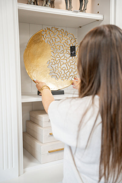 Norfolk Luxury Gold Coral Sculpture