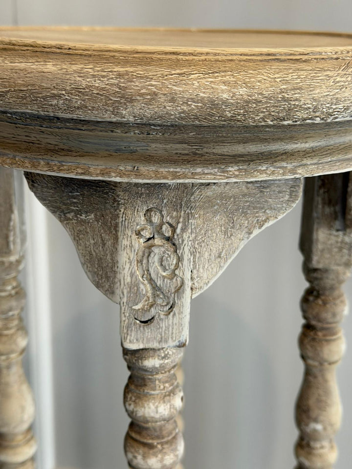 Antique Barley Twist Plant Stand