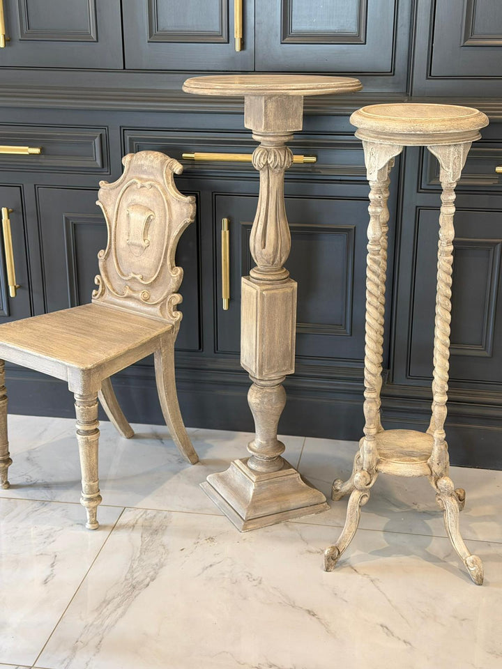 Antique Barley Twist Plant Stand