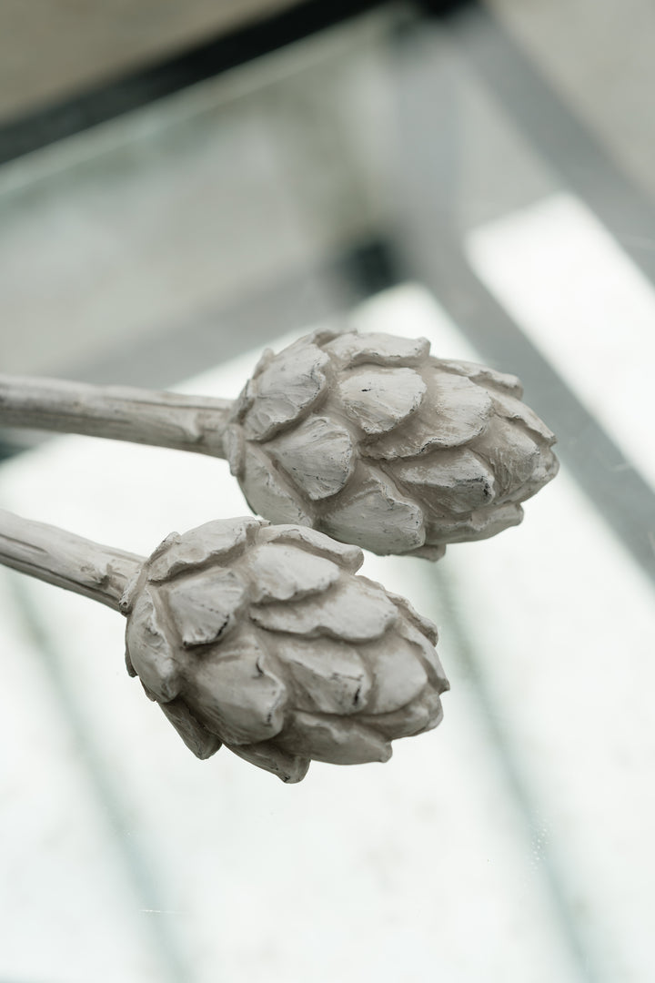 Antique White Artichoke Decoration