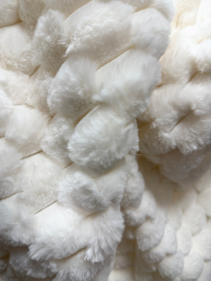 Koochikoo White Throw