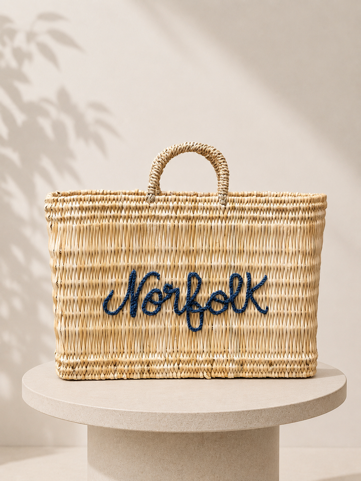 Norfolk Basket Bag Navy