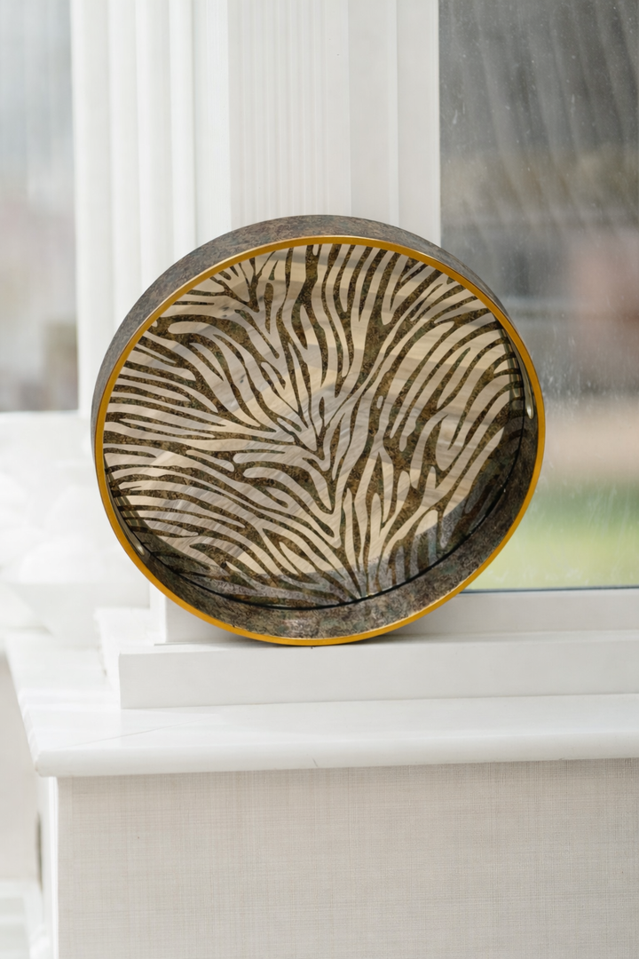 Zebra Pattern Tray