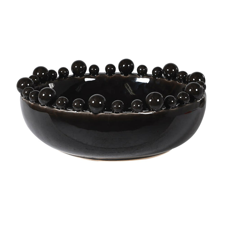 Black Bobble Edged Bowl