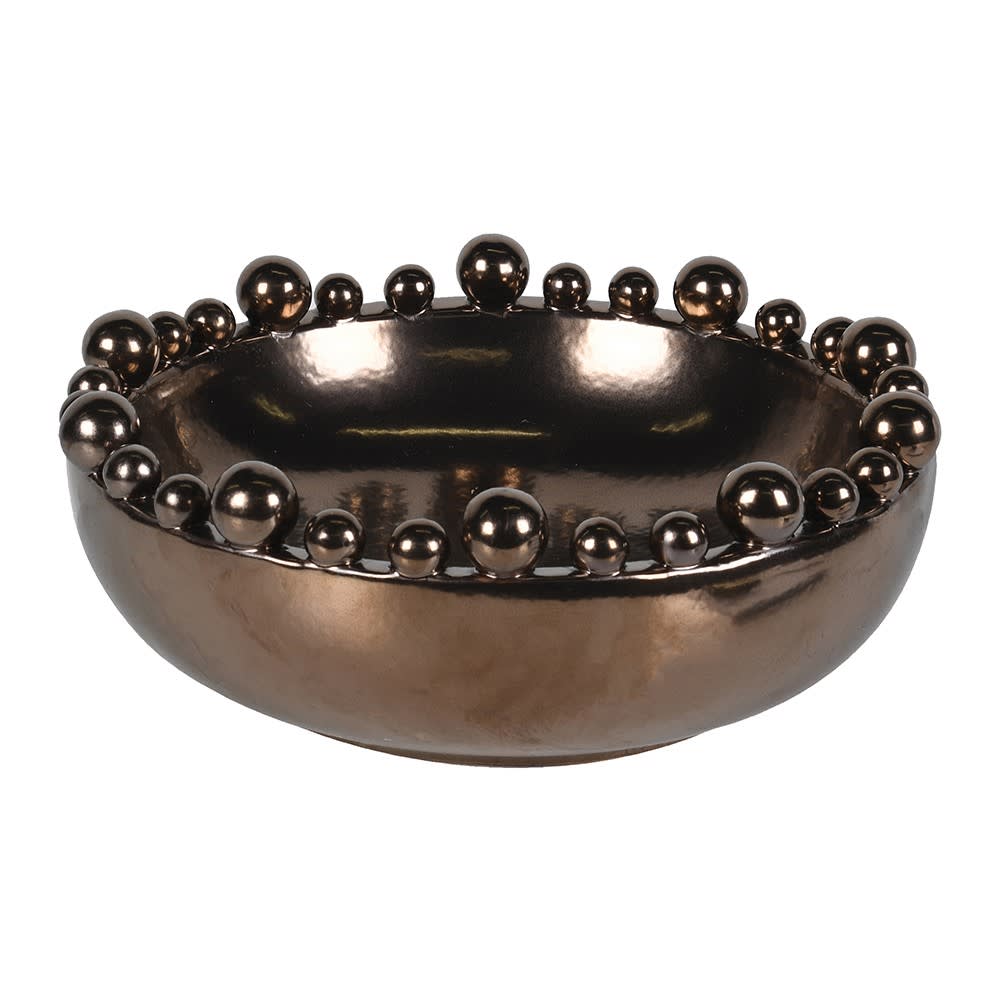 Bronze Bobble Edged Bowl