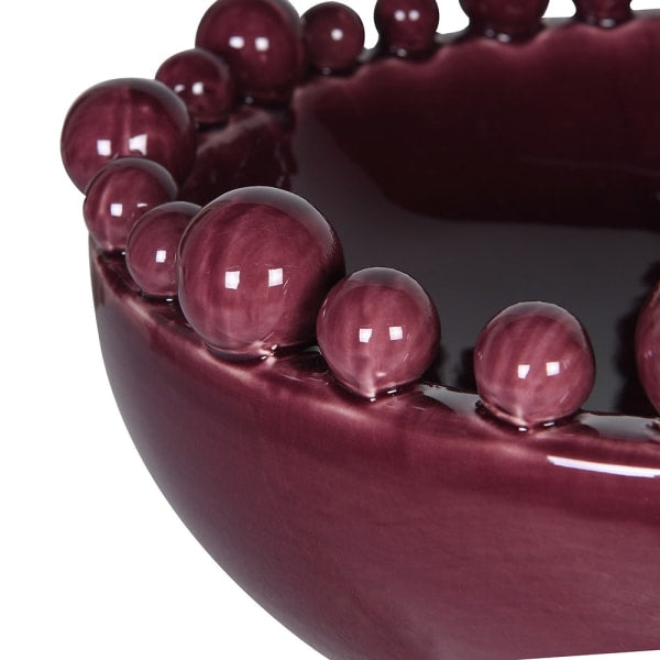 Burgundy Bobble Bowl