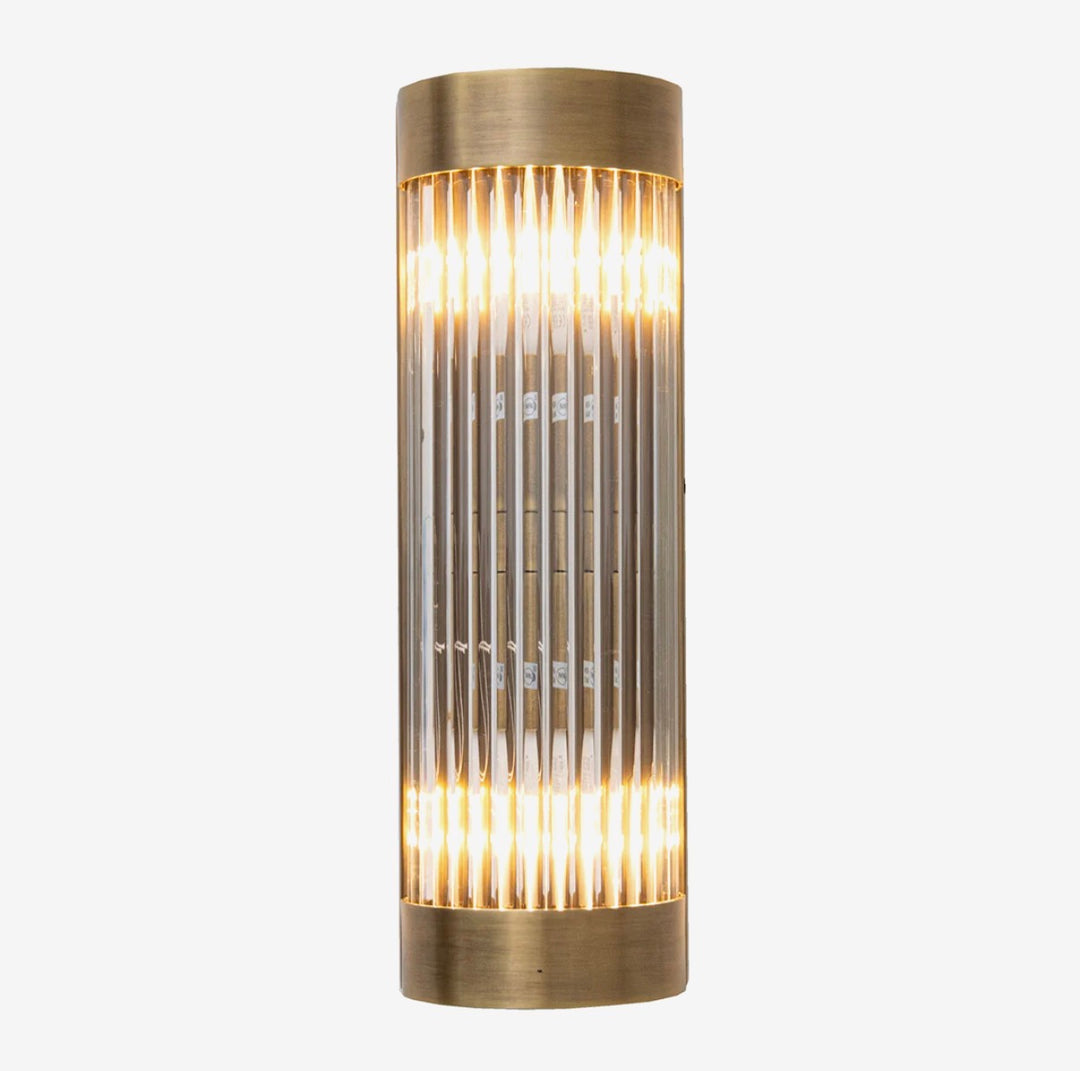 Nasir Antique Brass Finish Wall Lamp