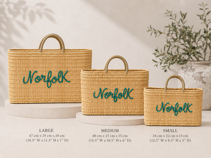 Norfolk Basket Bag Navy