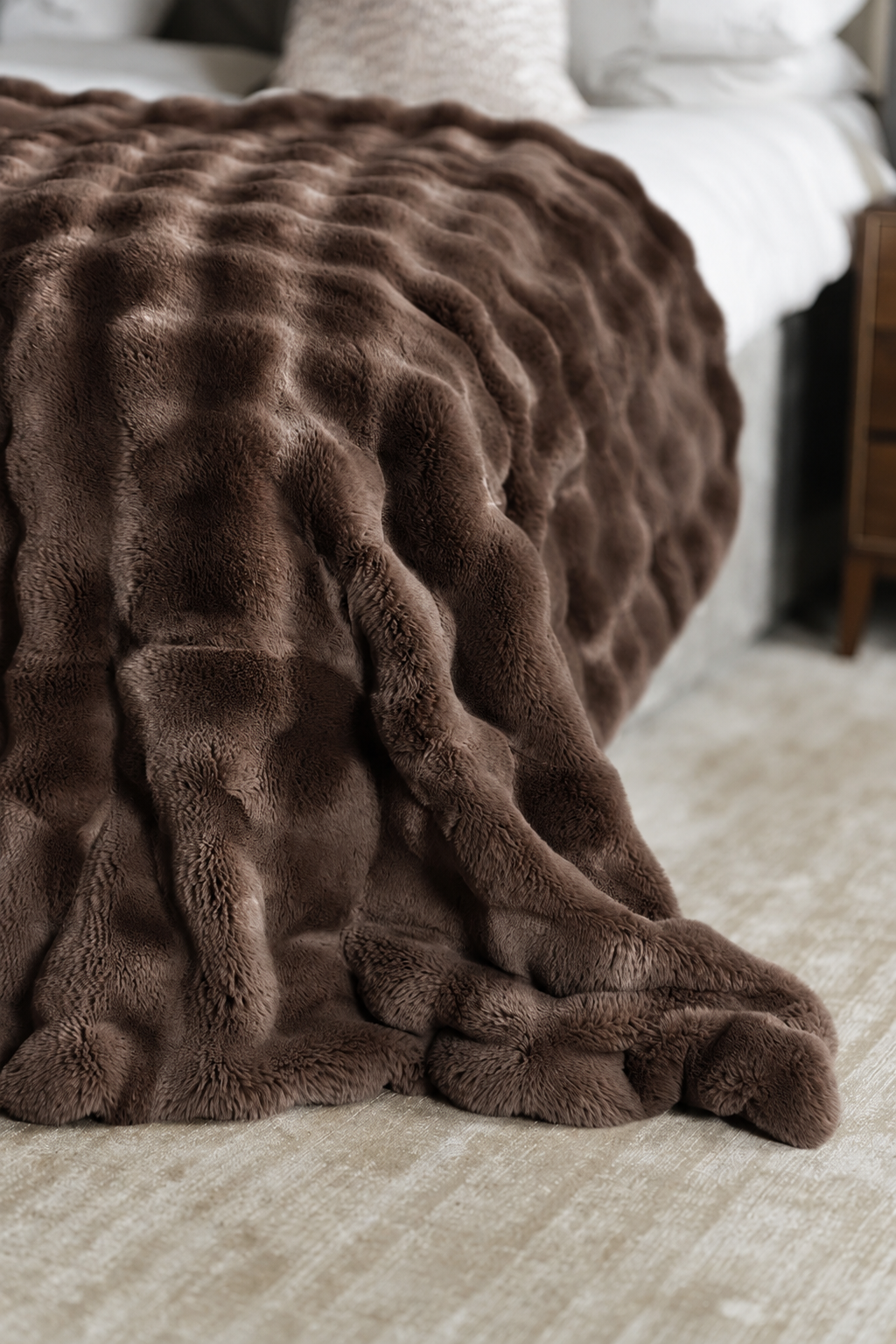 Chocolate Luxe Throw