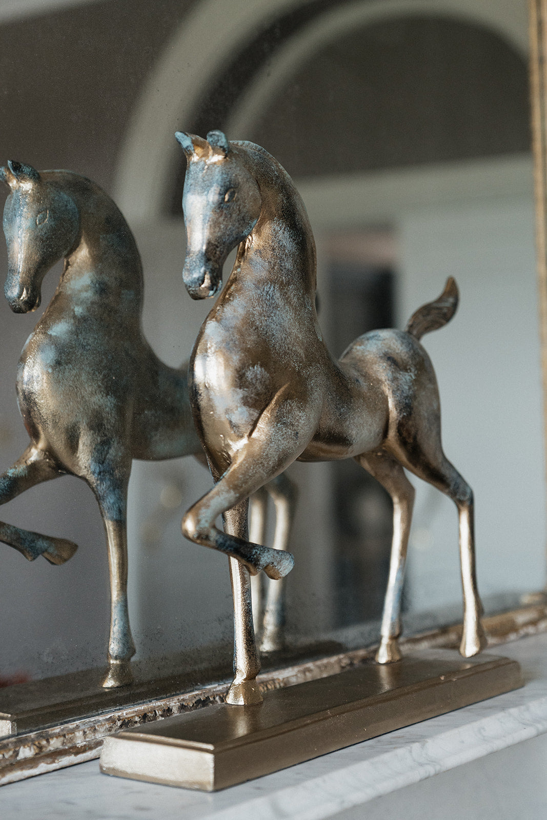 Bronze Statement Horse ornament Equestrian