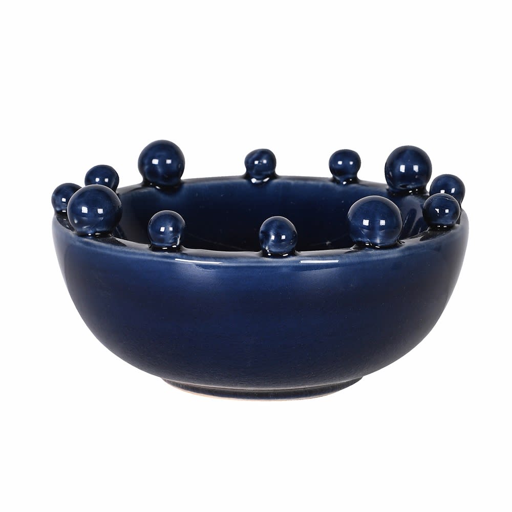 Dark Blue Trinket Bobble Bowl