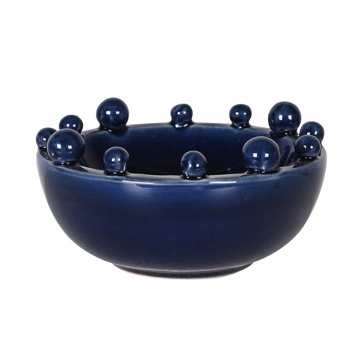 Dark Blue Trinket Bobble Bowl