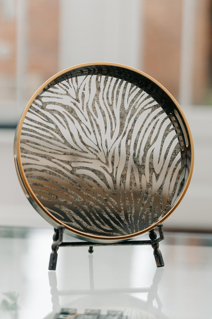 Zebra Pattern Tray