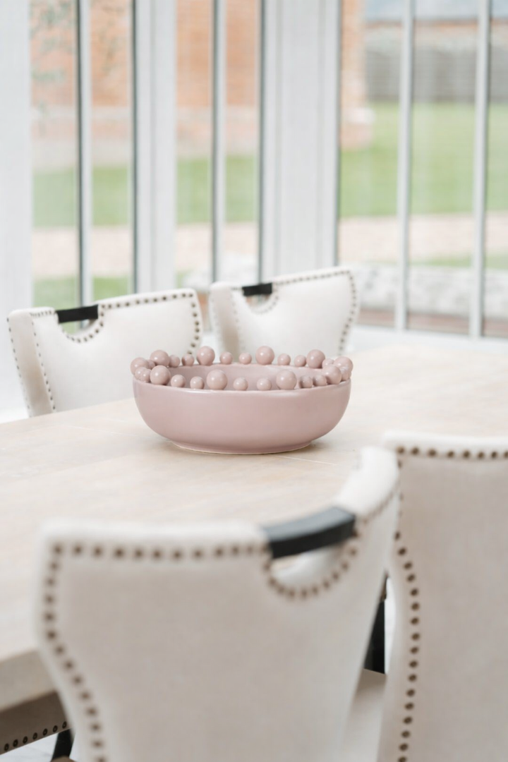 Matt Blush Bobble Bowl