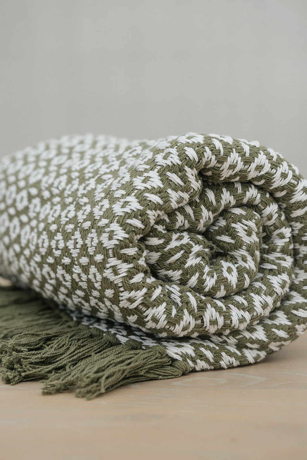 Cotswold Green Throw