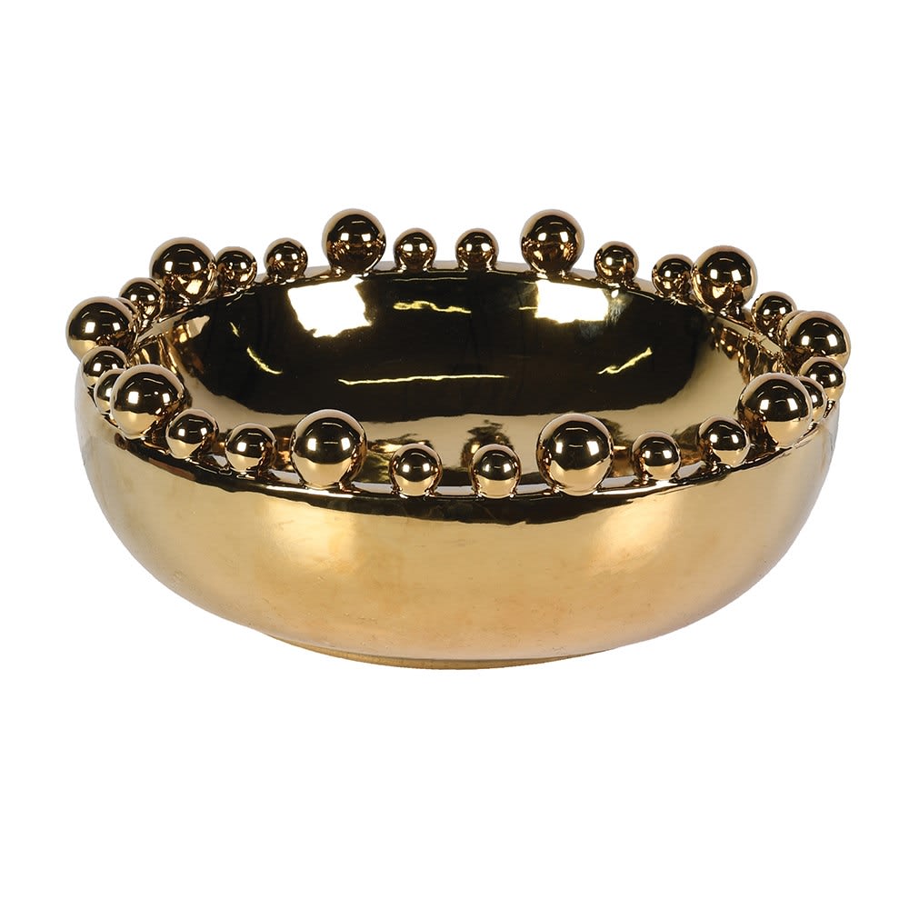 Gold Bobble Edged Bowl