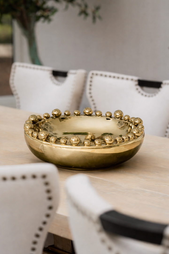 Gold Bobble Edged Bowl