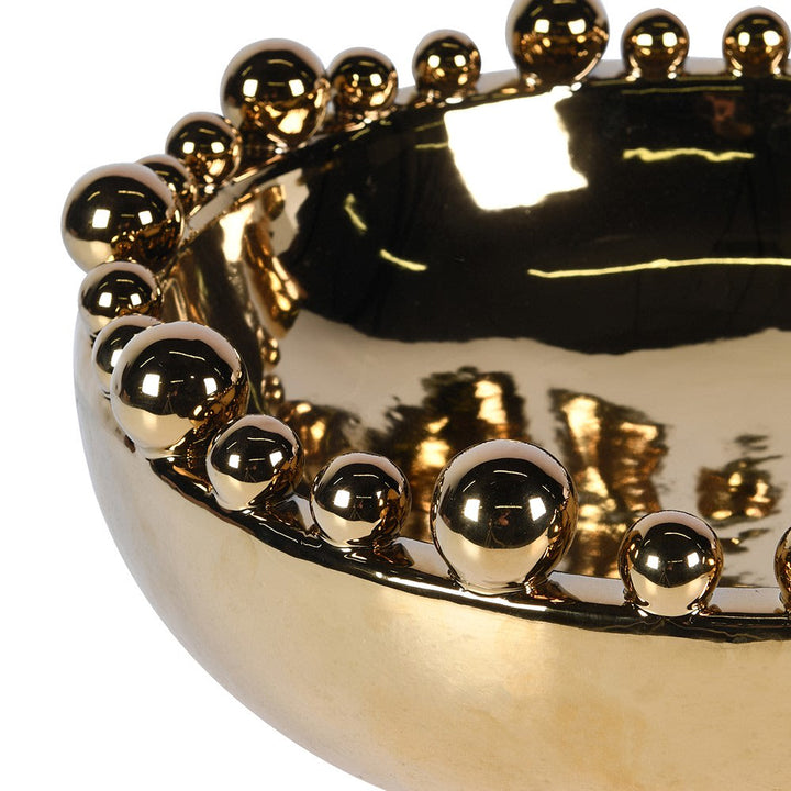 Gold Bobble Edged Bowl