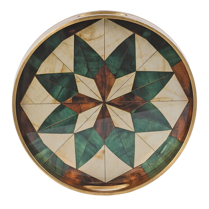 Gold Mosaic Trays Large