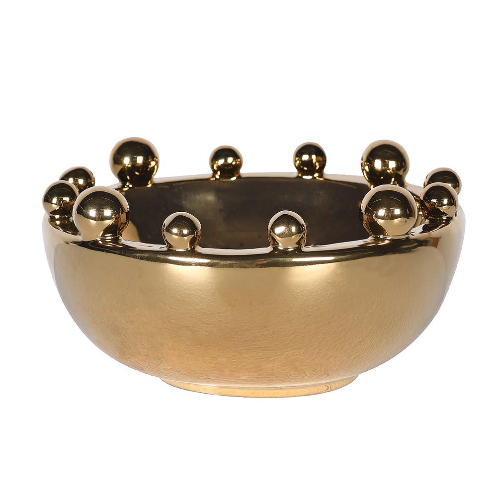Gold Trinket Bobble Bowl