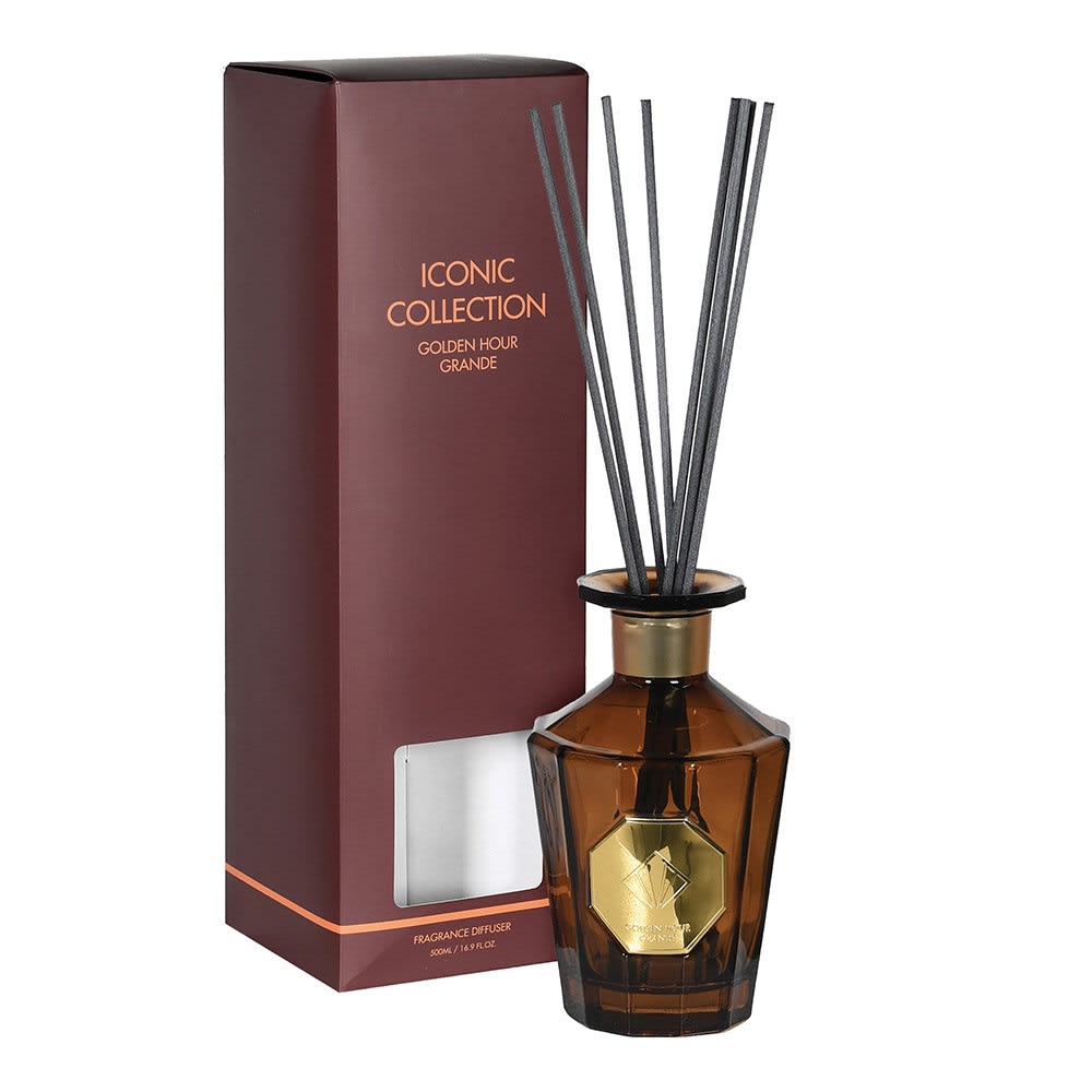 Golden Hour Iconic Large Reed Diffuser