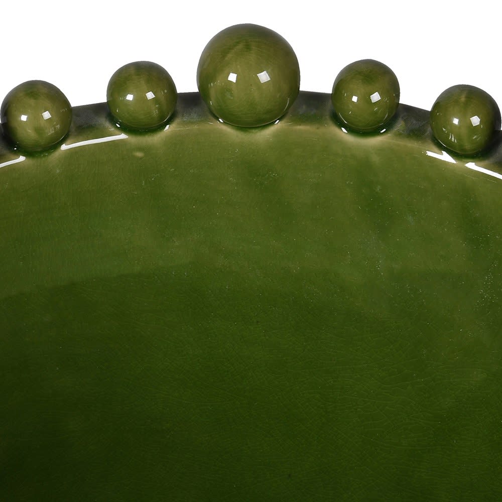 Green Bobble Edged Bowl