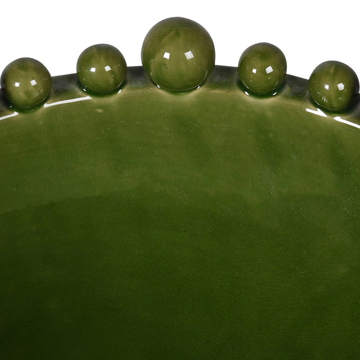 Green Bobble Edged Bowl