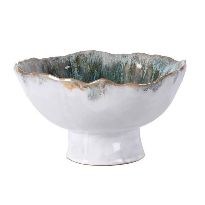 Decorative bowl with floral pattern on a white background