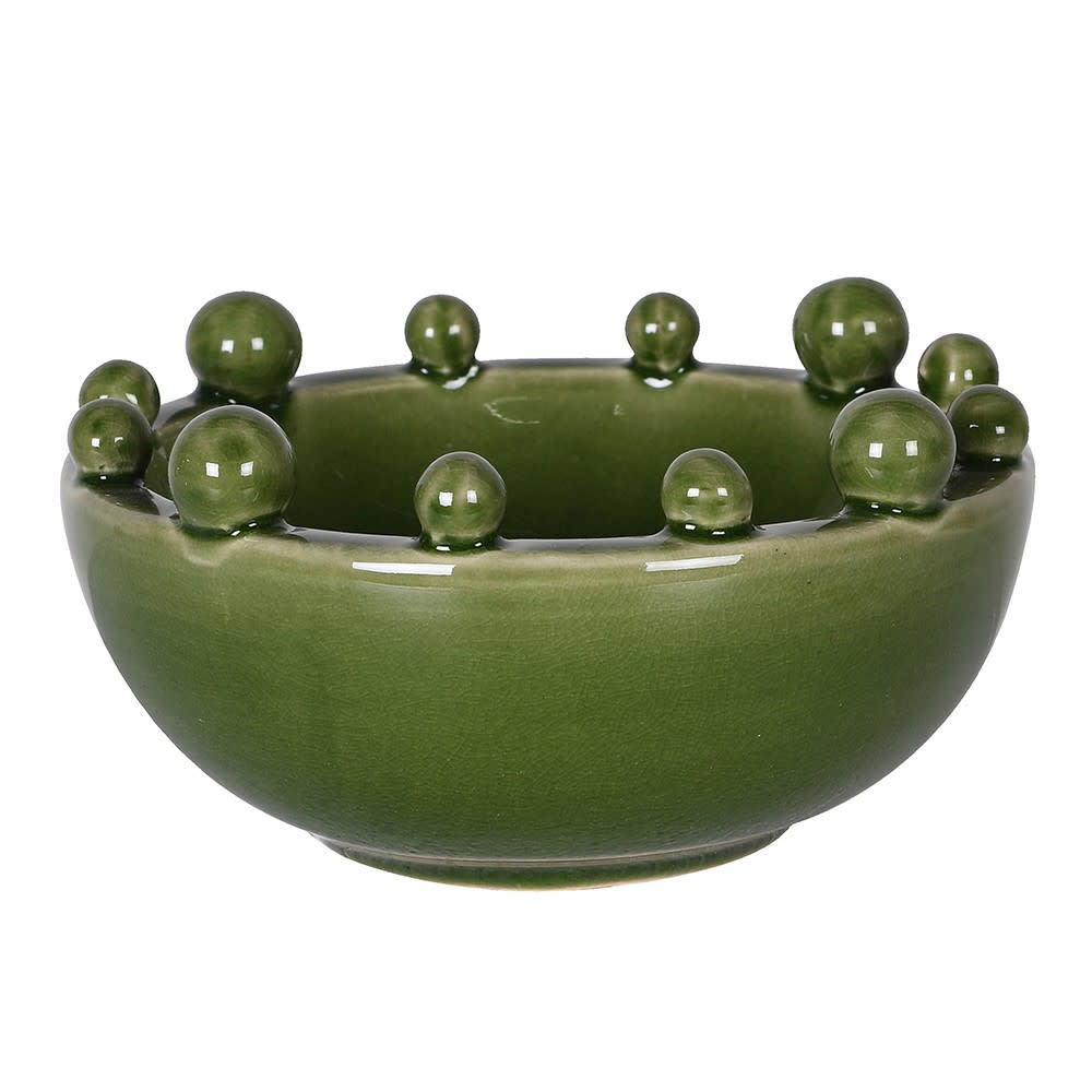 Green Trinket Bobble Bowl