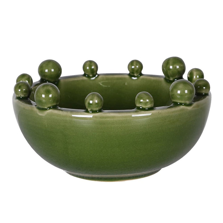Green Trinket Bobble Bowl
