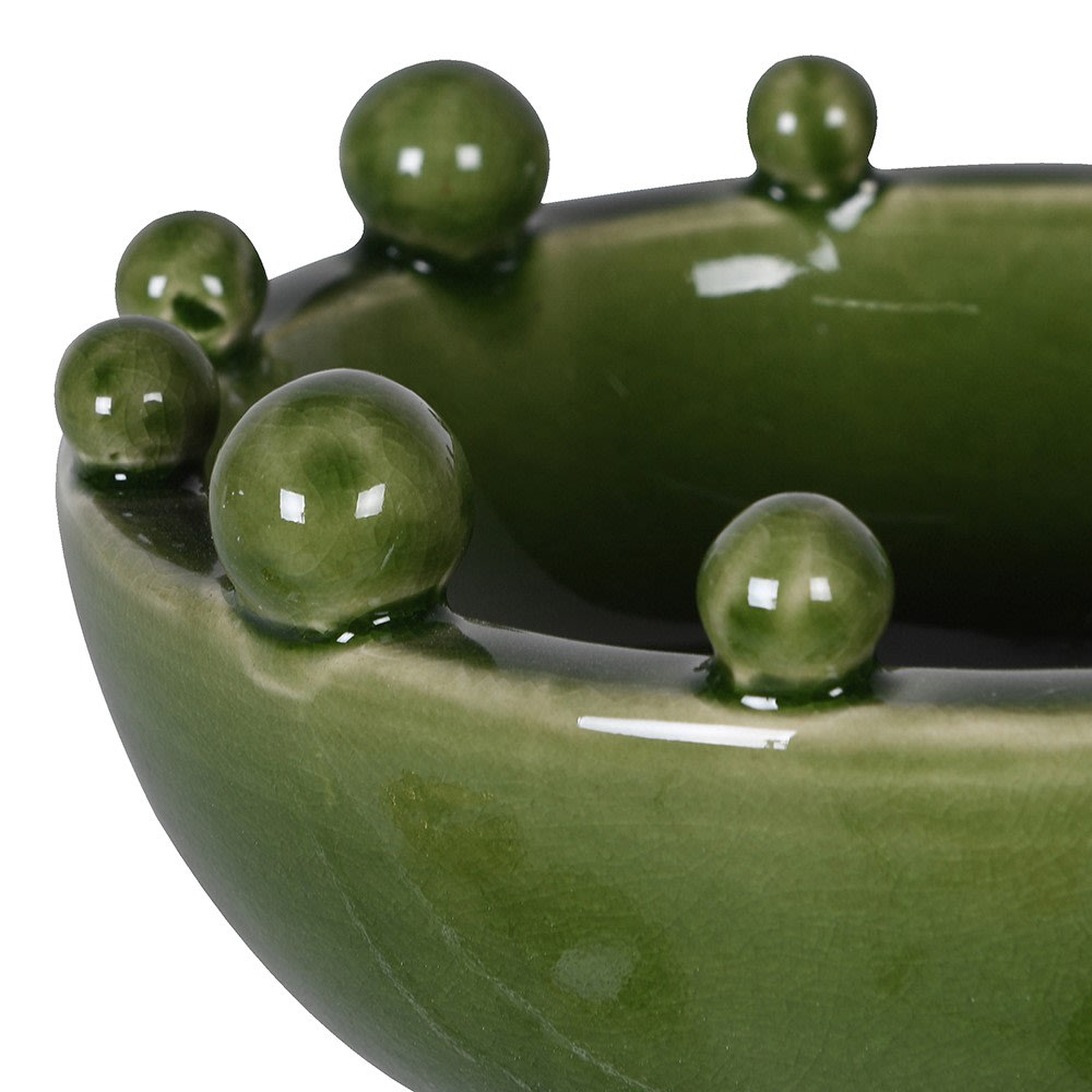 Green Trinket Bobble Bowl