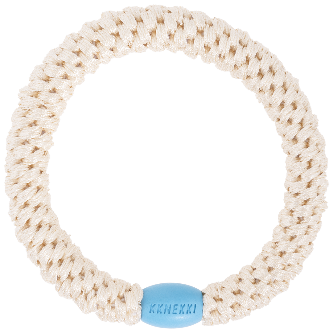 Ivory Blue Bead