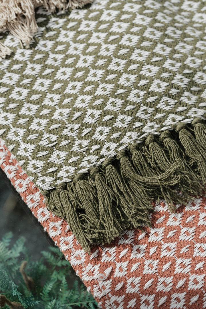 Cotswold duckegg throw