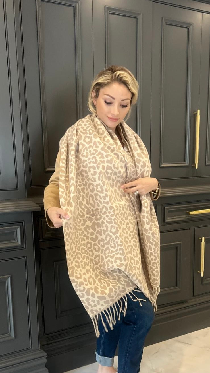 Leopard Print Scarf