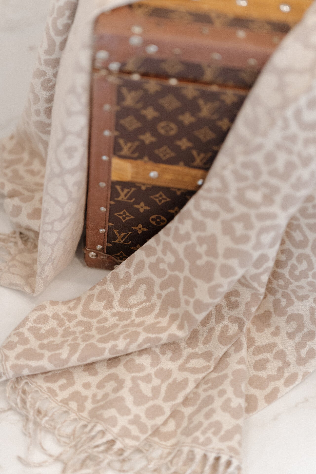 Leopard Print Scarf