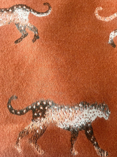 Leopard Soft Woven Frayed Scarf